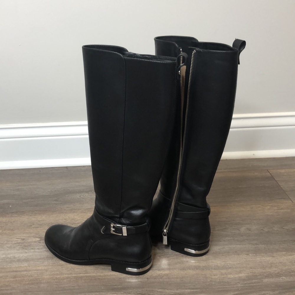 Michael Kors leather riding boot